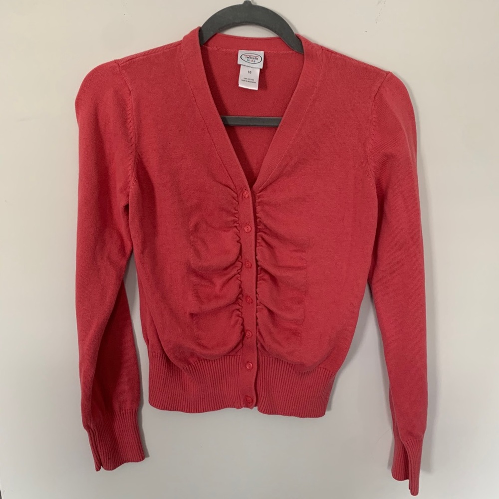 Burnt orange cardigan